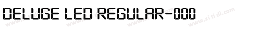 Deluge LED Regular字体转换
